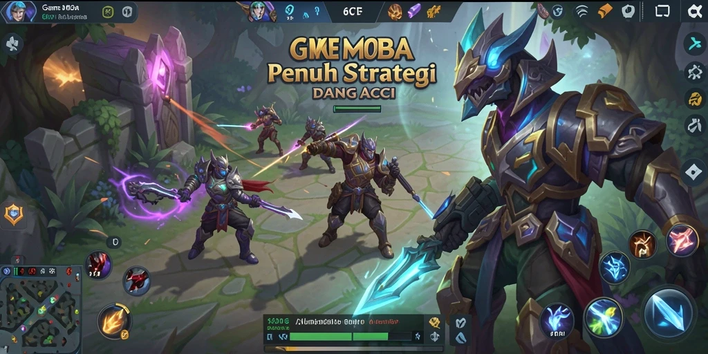 Tampilan gameplay <strong>6CF</strong> yang mendebarkan dalam pertempuran tim.