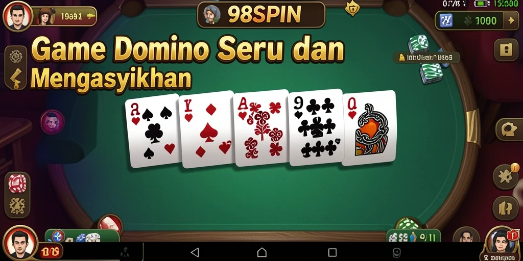 Screenshot gameplay seru dari 98SPIN yang menunjukkan aksi Domino.