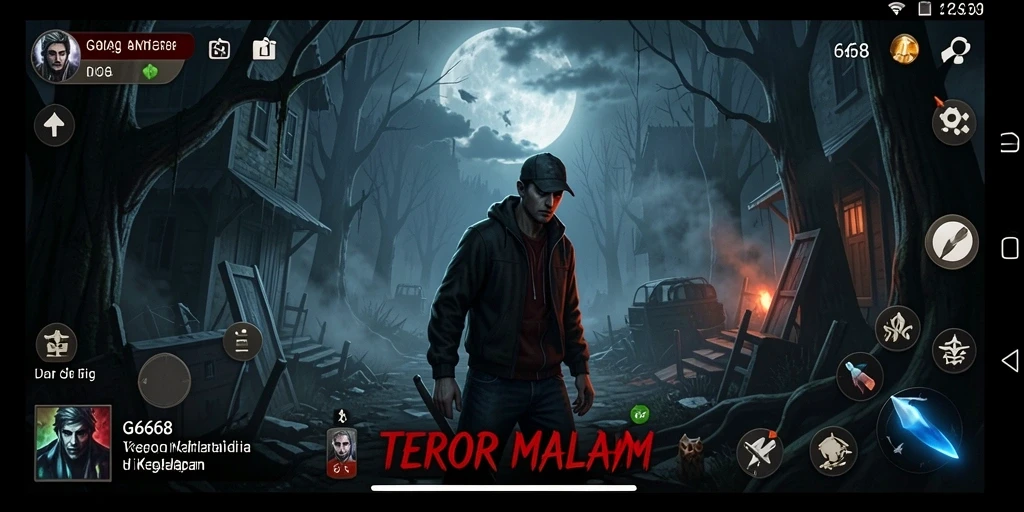 Gameplay menegangkan dalam dunia Horror yang mencekam.