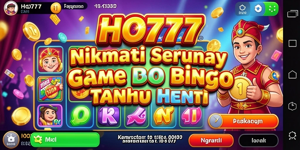 Tampilan seru gameplay Bingo di HO777 yang mengasyikkan.