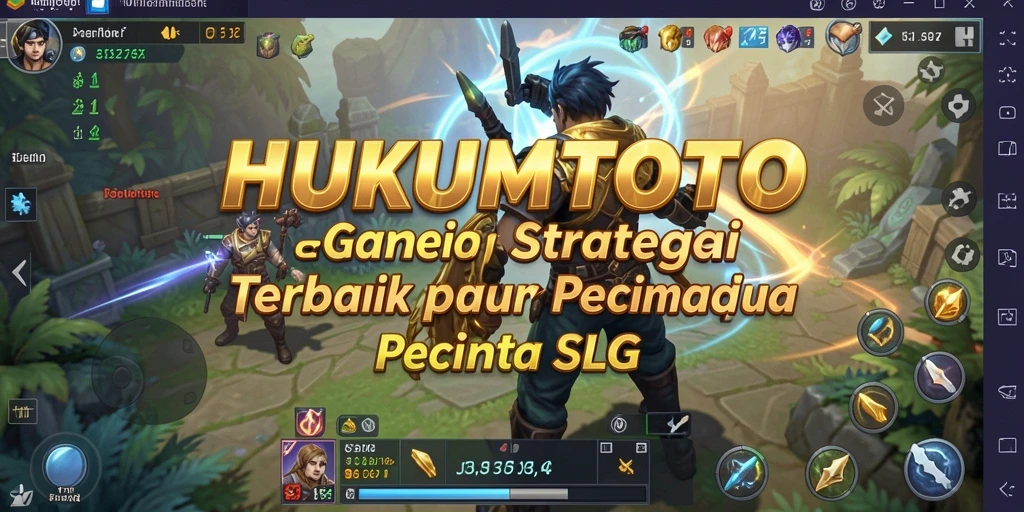 Screenshot utama HUKUMTOTO menampilkan gameplay strategis yang menarik.