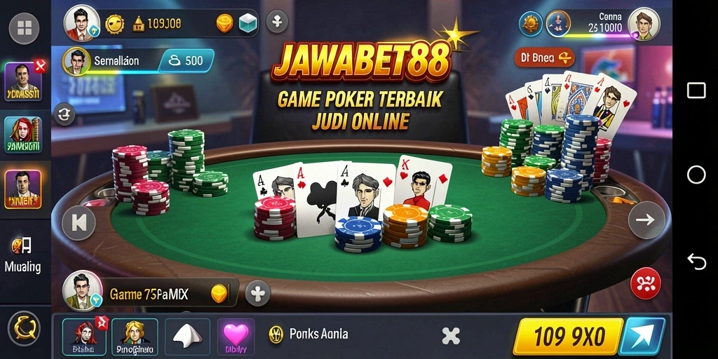 Tampilan gameplay menarik dalam JAWABET88 yang menyenangkan.