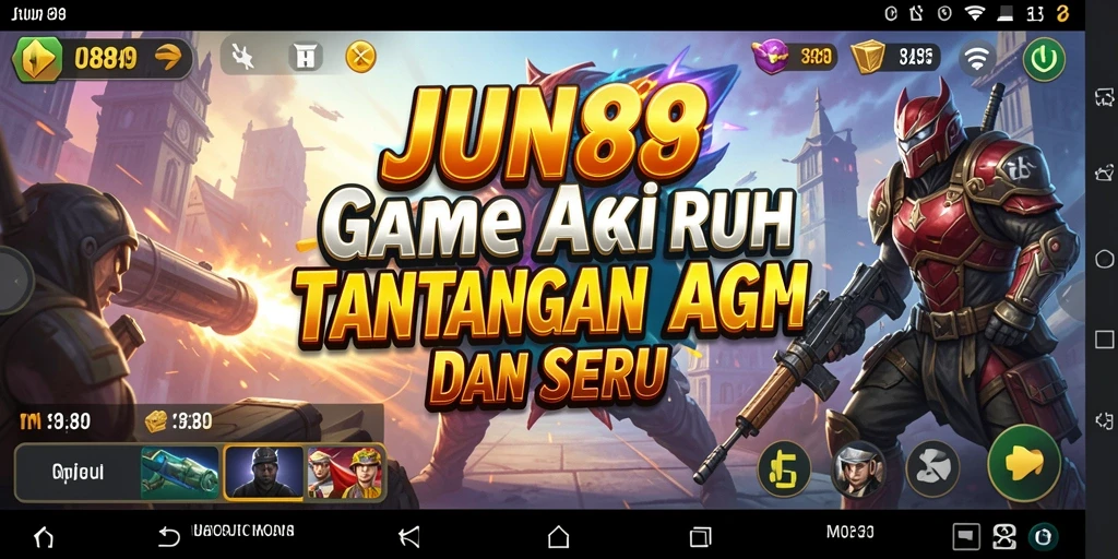 Gameplay seru dari game Action JUN88 yang menantang.