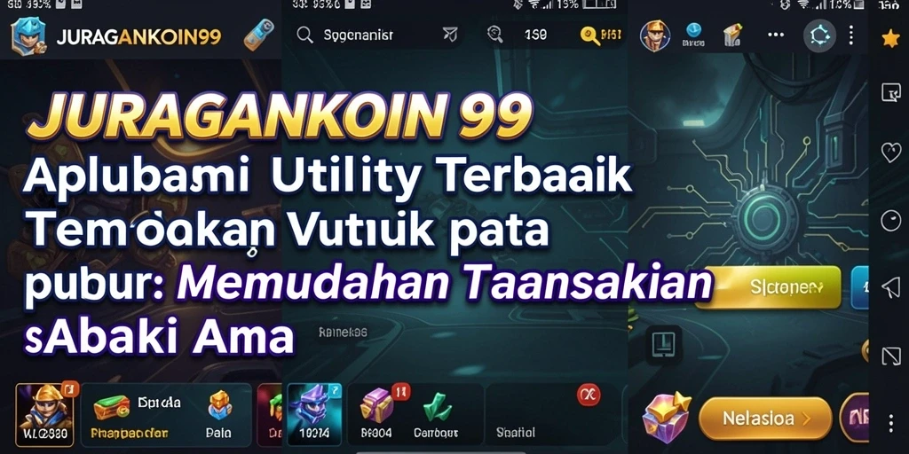 Tampilan antarmuka pengguna JURAGANKOIN99 yang memudahkan navigasi transaksi.