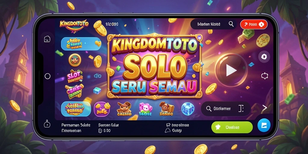Tampilan gameplay yang seru dan penuh warna dari KINGDOMTOTO.