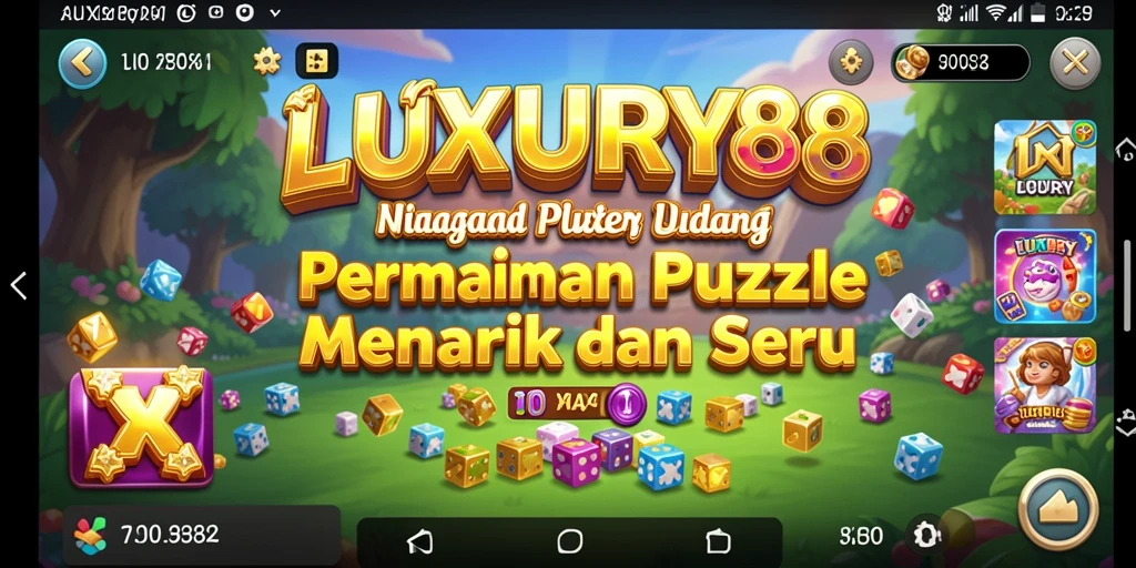 Tampilan layar permainan dengan tantangan puzzle yang seru.
