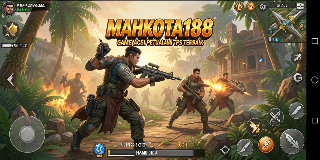Tampilan gameplay seru dan mendebarkan dari MAHKOTA188.