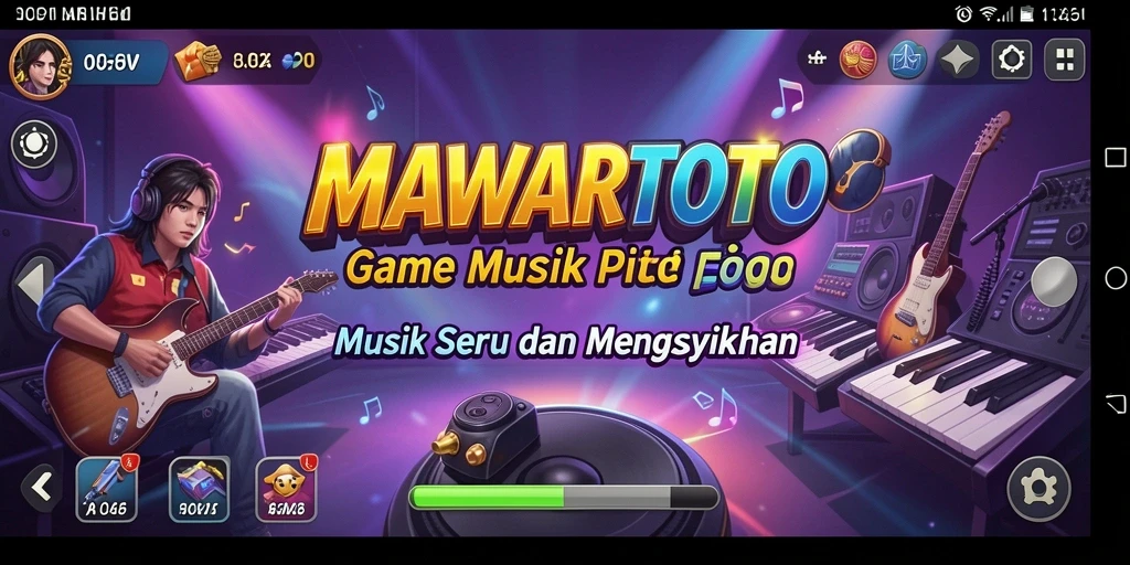 Tampilan gameplay <strong>MAWARTOTO</strong> yang menarik dalam musik.
