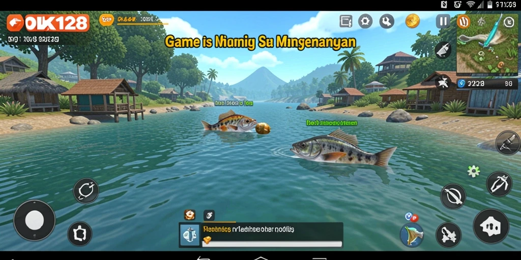Tangkapan ikan yang menakjubkan dalam gameplay OLX128.