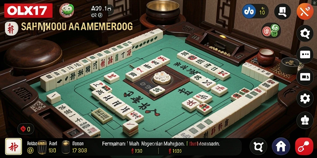 Tangkapan layar OLX17 menunjukkan gameplay Mahjong yang menarik dan menantang.