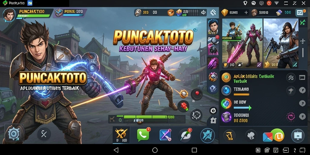 Tampilan antarmuka pengguna PUNCAKTOTO yang intuitif dan menarik.