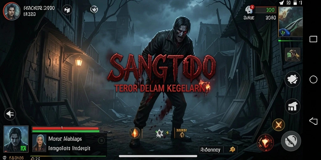 Gameplay menyeramkan SANGTOTO dengan suasana mencekam.