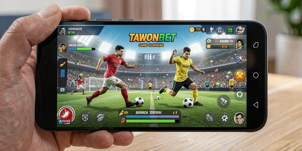 Tampilan gameplay seru dalam TAWONBET yang memukau dan menantang.