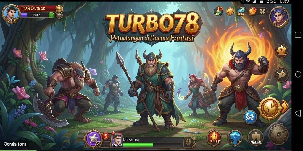 Screenshot menunjukkan gameplay penuh aksi di dunia petualangan.
