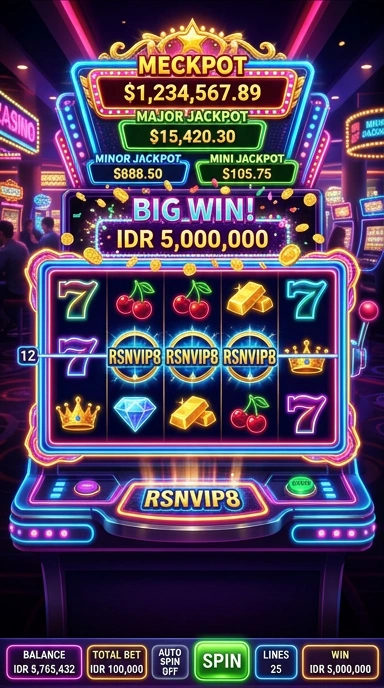 Tampilan antarmuka rsnvip8 yang sederhana dan jelas.